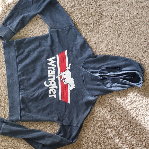 🚫SOLD🚫Retro Wrangle cropped hoodie - Picture 1 of 1